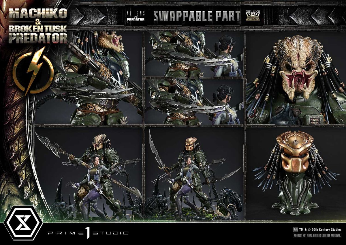 エイリアン VS. プレデター（コミック）「マチコ & ブロークンタスク・プレデター」のフィギュア画像