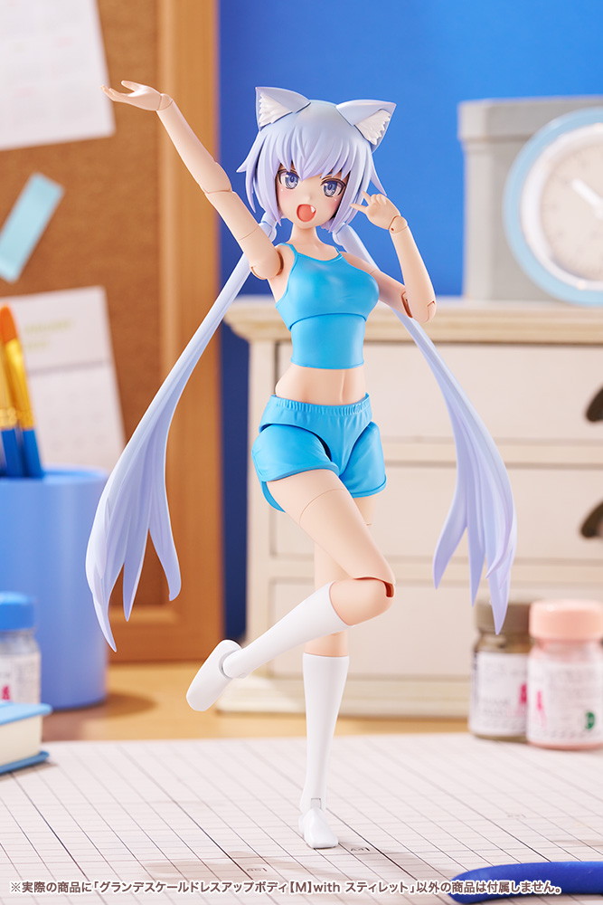 創彩少女庭園「グランデスケールドレスアップボディ【M】with スティレット」のフィギュア画像