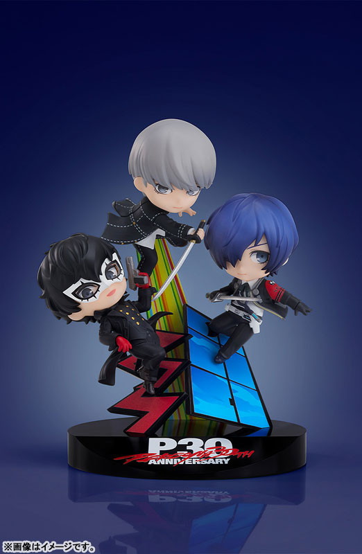 ペルソナシリーズ「ねんどろいどもあ ペルソナ30周年コラボヴィネット」のフィギュア画像