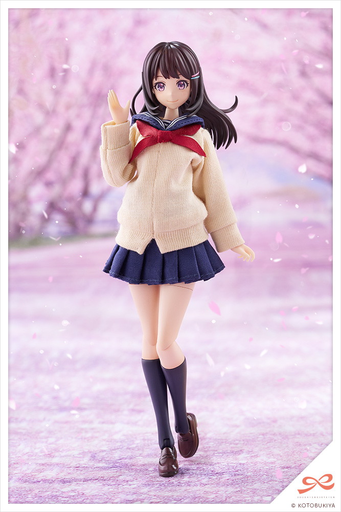 創彩少女庭園「きるプラ 結城 まどか【桃桜高校・冬服】」のフィギュア画像