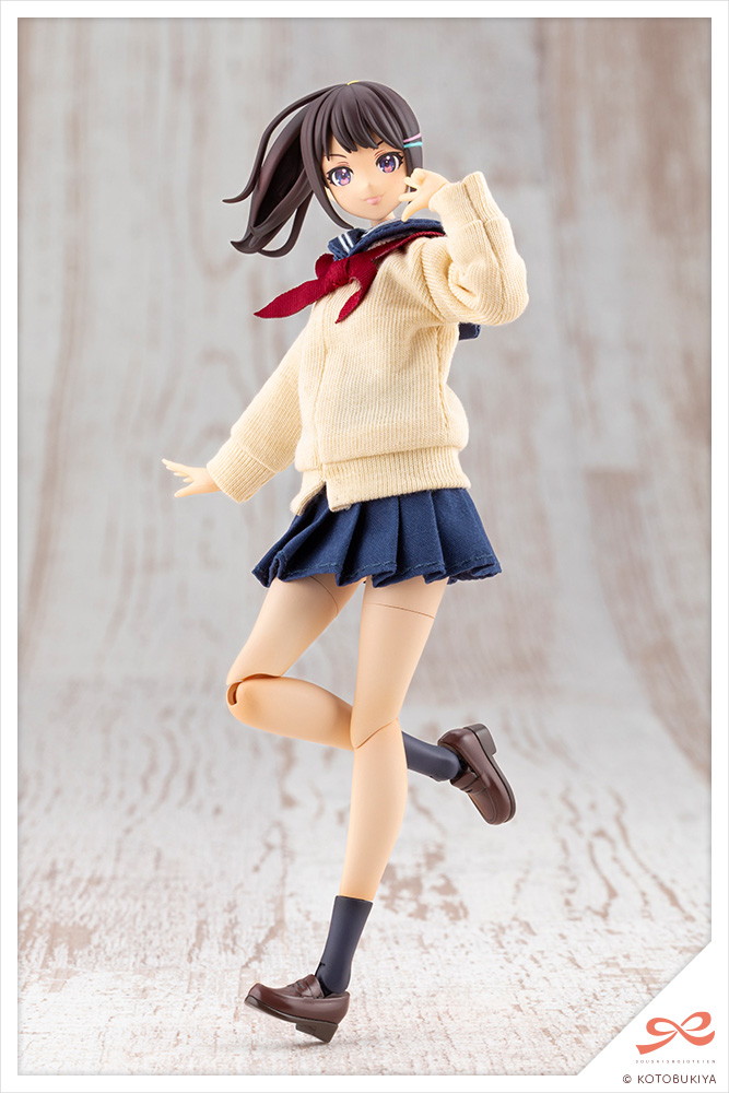 創彩少女庭園「きるプラ 結城 まどか【桃桜高校・冬服】」のフィギュア画像