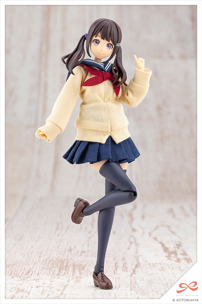 創彩少女庭園「きるプラ 結城 まどか【桃桜高校・冬服】」のフィギュア画像