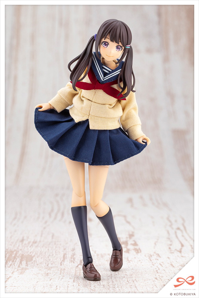 創彩少女庭園「きるプラ 結城 まどか【桃桜高校・冬服】」のフィギュア画像