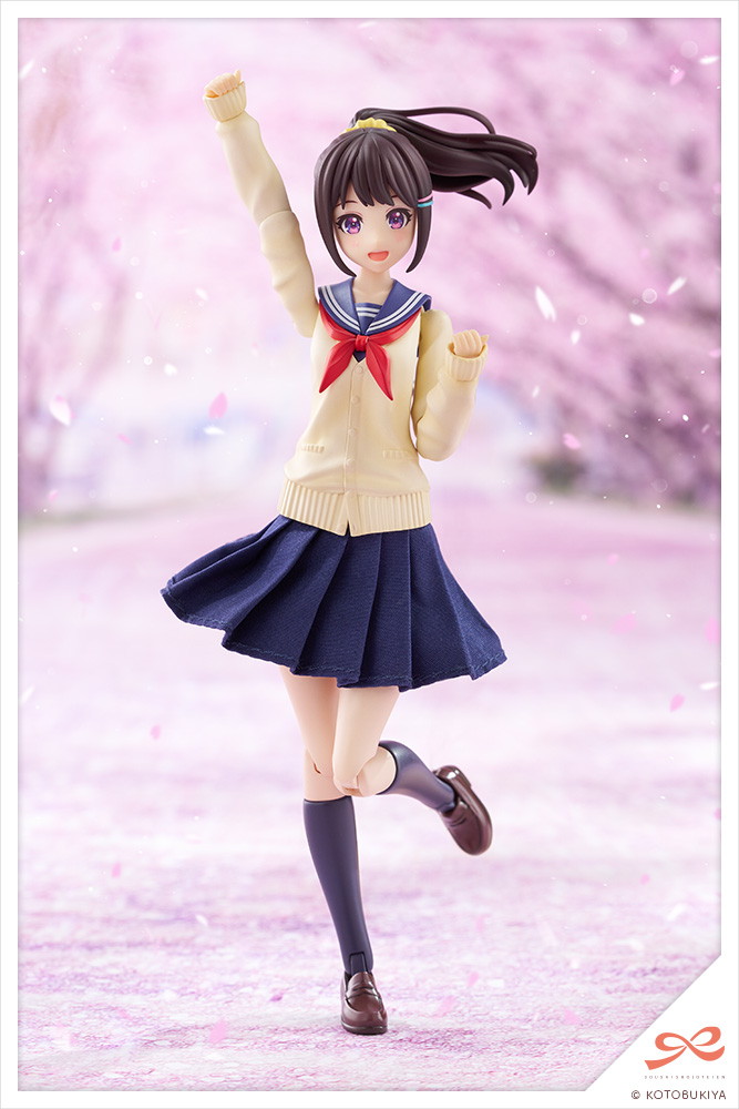 創彩少女庭園「きるプラ 結城 まどか【桃桜高校・冬服】」のフィギュア画像