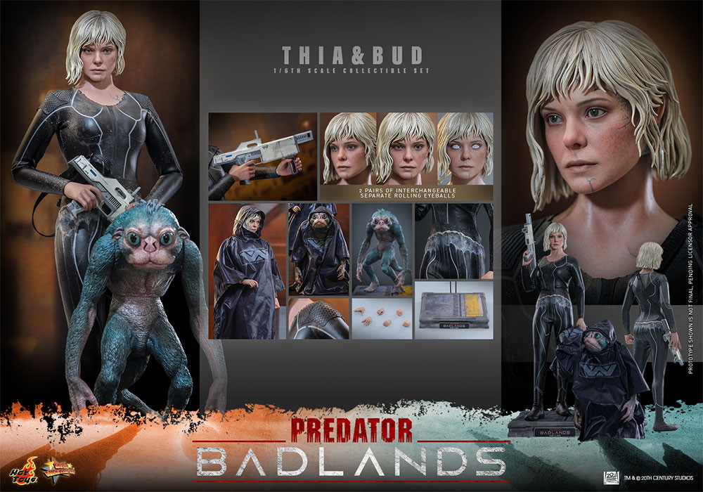 プレデター:バッドランド「ティア&バド」のフィギュア画像
