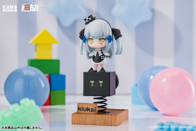 ドールズフロントライン2:エクシリウム「くろねこクルカイ バネフィギュア」のフィギュア画像