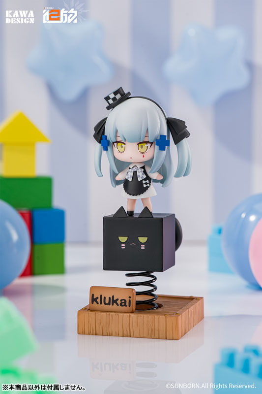 ドールズフロントライン2:エクシリウム「くろねこクルカイ バネフィギュア」のフィギュア画像