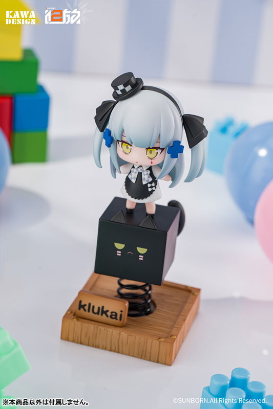 ドールズフロントライン2:エクシリウム「くろねこクルカイ バネフィギュア」のフィギュア画像