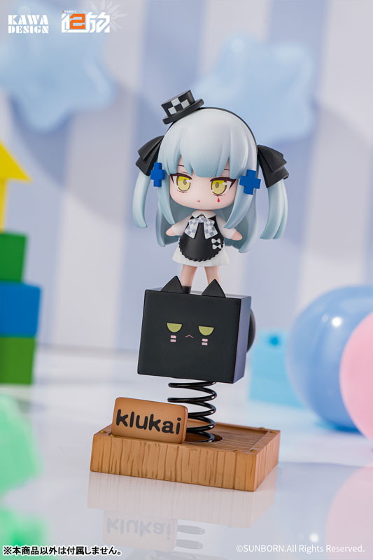 ドールズフロントライン2:エクシリウム「くろねこクルカイ バネフィギュア」のフィギュア画像