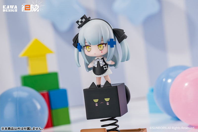 ドールズフロントライン2:エクシリウム「くろねこクルカイ バネフィギュア」のフィギュア画像