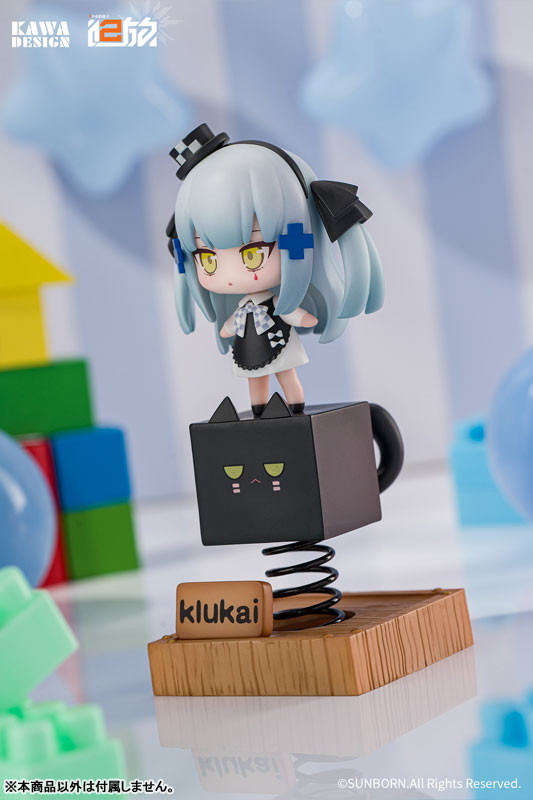 ドールズフロントライン2:エクシリウム「くろねこクルカイ バネフィギュア」のフィギュア画像