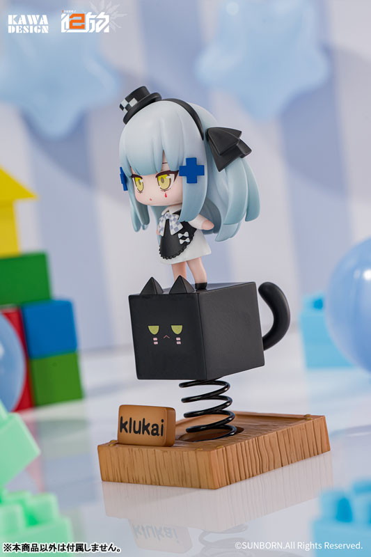 ドールズフロントライン2:エクシリウム「くろねこクルカイ バネフィギュア」のフィギュア画像