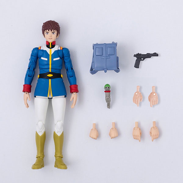 機動戦士ガンダム「G.M.G. COLLECTION 16 機動戦士ガンダム 地球連邦軍 アムロ・レイ制服Ver. 可動フィギュア」のフィギュア画像