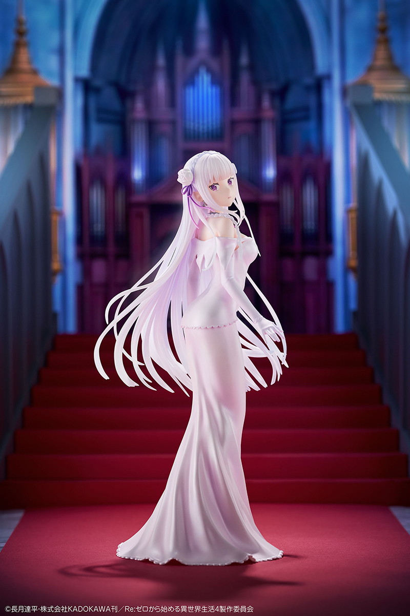Re:ゼロから始める異世界生活「エミリア ウェディングドレスVer.」のフィギュア画像