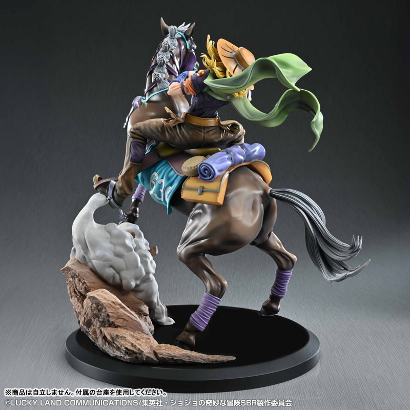 アニメ スティール・ボール・ラン ジョジョの奇妙な冒険「ジャイロ・ツェペリ＆ヴァルキリー」のフィギュア画像