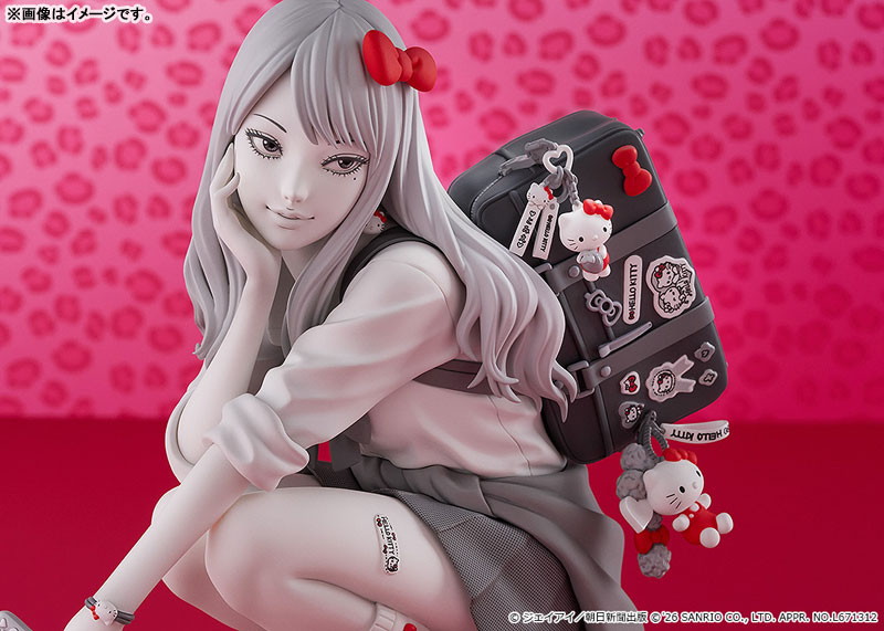 富江「G.S.Collection ギャル富江×ハローキティ 完成品フィギュア」のフィギュア画像