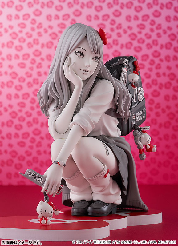 富江「G.S.Collection ギャル富江×ハローキティ 完成品フィギュア」のフィギュア画像