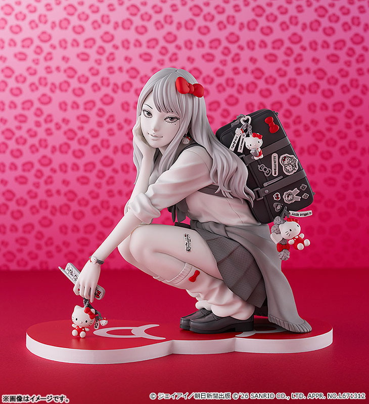 富江「G.S.Collection ギャル富江×ハローキティ 完成品フィギュア」のフィギュア画像