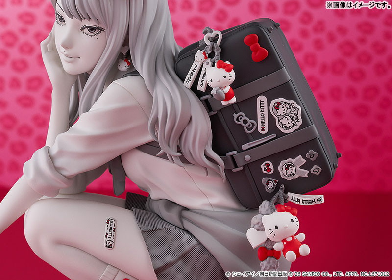 富江「G.S.Collection ギャル富江×ハローキティ 完成品フィギュア」のフィギュア画像