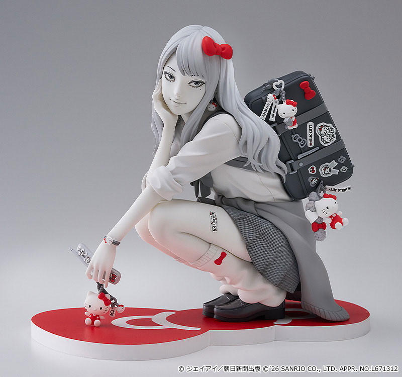 富江「G.S.Collection ギャル富江×ハローキティ 完成品フィギュア」のフィギュア画像
