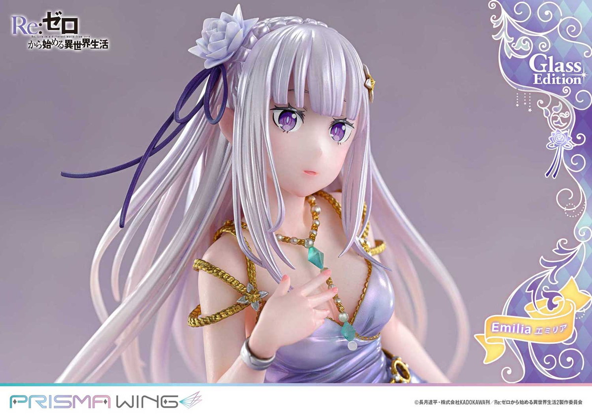 TVアニメ Re:ゼロから始める異世界生活「エミリア グラス エディション」のフィギュア画像