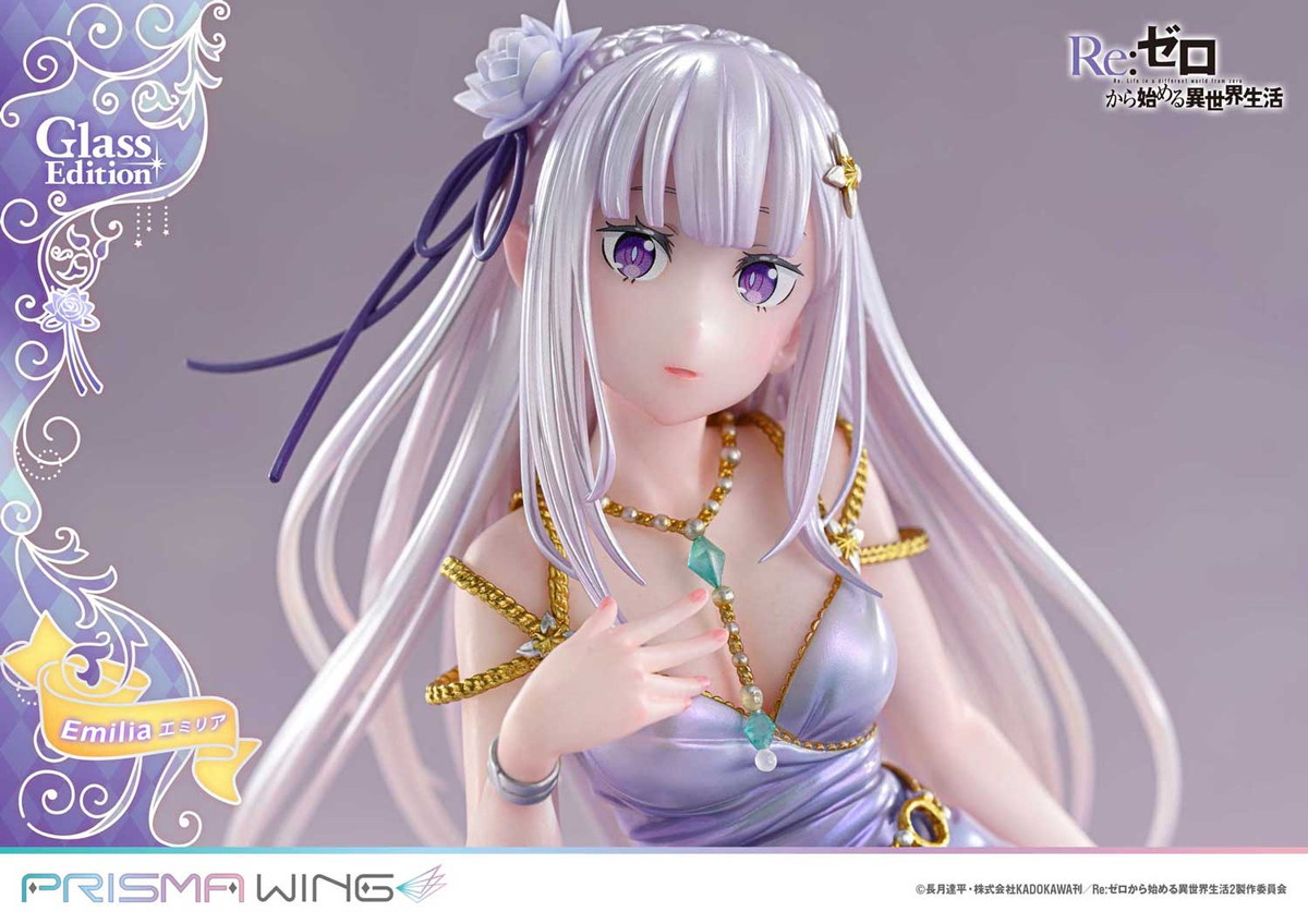 TVアニメ Re:ゼロから始める異世界生活「エミリア グラス エディション」のフィギュア画像