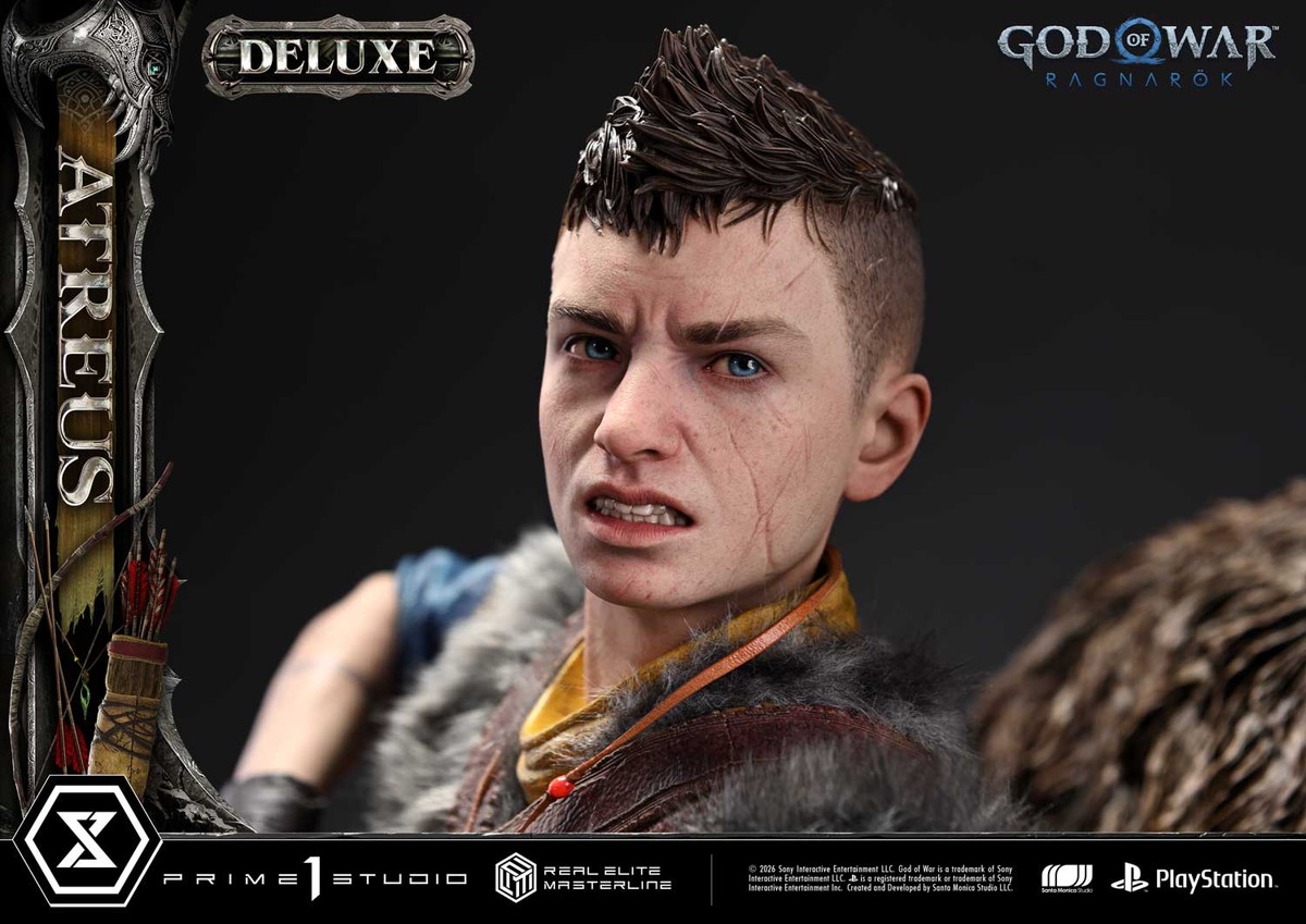 ゴッド・オブ・ウォー ラグナロク「アトレウス DX ボーナス版」のフィギュア画像