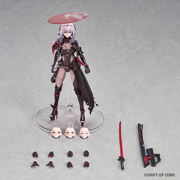 勝利の女神：NIKKE「Hyper Body 紅蓮：ブラックシャドウ 可動フィギュア」のフィギュア画像