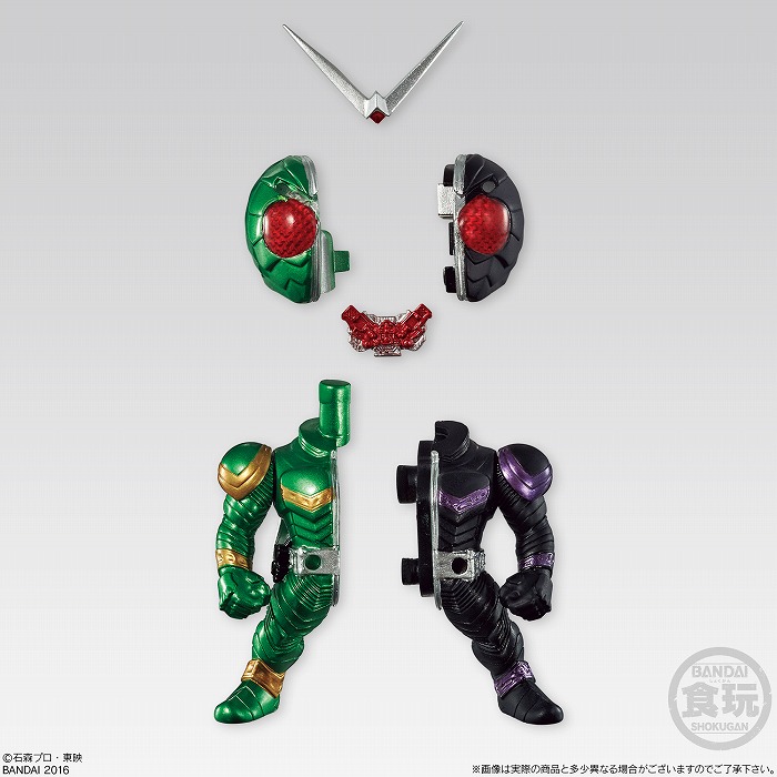 仮面ライダーの大人向け食玩フィギュアに「W」が登場!11種の変身形態をプレミアムバンダイ限定で完全再現