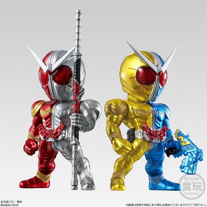 仮面ライダーの大人向け食玩フィギュアに「W」が登場!11種の変身形態をプレミアムバンダイ限定で完全再現