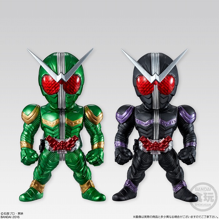 仮面ライダーの大人向け食玩フィギュアに「W」が登場!11種の変身形態をプレミアムバンダイ限定で完全再現