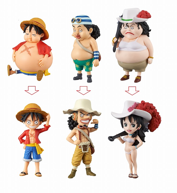 RIZAP正式協力のオマージュ商品「ワンピース ワールドコレクタブルフィギュア-STYLE UP-」が6月下旬より全国のアミューズメント施設へ順次投入開始