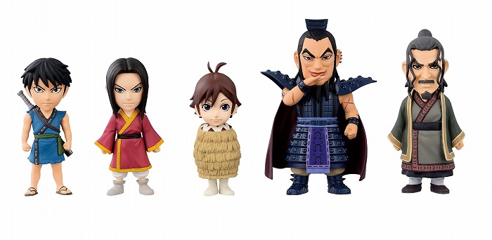 「キングダム」連載10周年を記念し、全国のアミューズメント施設にフィギュアが6ヶ月連続で投入!