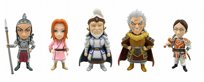 「キングダム」連載10周年を記念し、全国のアミューズメント施設にフィギュアが6ヶ月連続で投入!