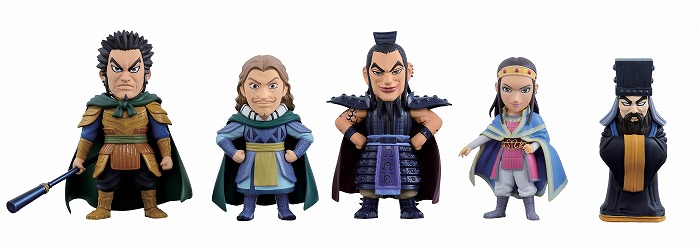「キングダム」連載10周年を記念し、全国のアミューズメント施設にフィギュアが6ヶ月連続で投入!