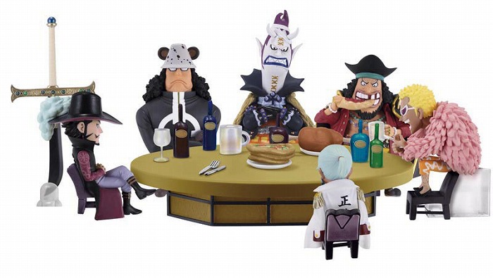 クロコダイル、ミホーク、ドフラミンゴのフィギュアが登場!「一番くじフィギュアセレクション ワンピース ~王下七武海~」が9月10日に発売