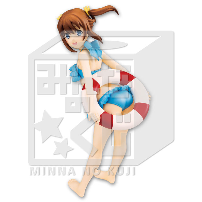 A賞・ラストゲット賞にオリジナル水着の岬明乃フィギュアを用意した「みんなのくじ ハイスクール・フリート」が9月24日より発売