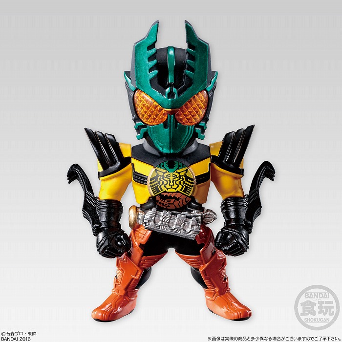 「仮面ライダーOOO」の大人向け食玩3品が同時登場!“欲望の誕生・暴走・爆発”で史上最高フォーム数を実現