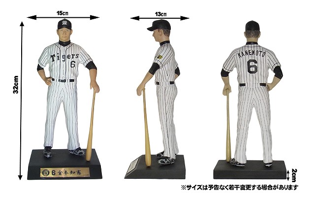 阪神タイガース金本監督のフィギュアが100体限定がクラウドファンディングMakuakeより先行発売