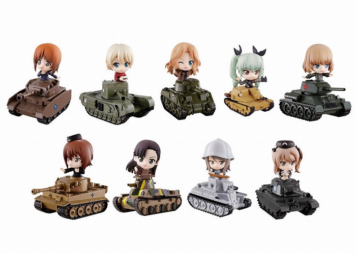 各校の隊長たちと戦車のフィギュアがセットに!「一番くじプレミアム ガールズ&パンツァー 劇場版 ~戦車道は乙女のたしなみです!~」3月4日に発売