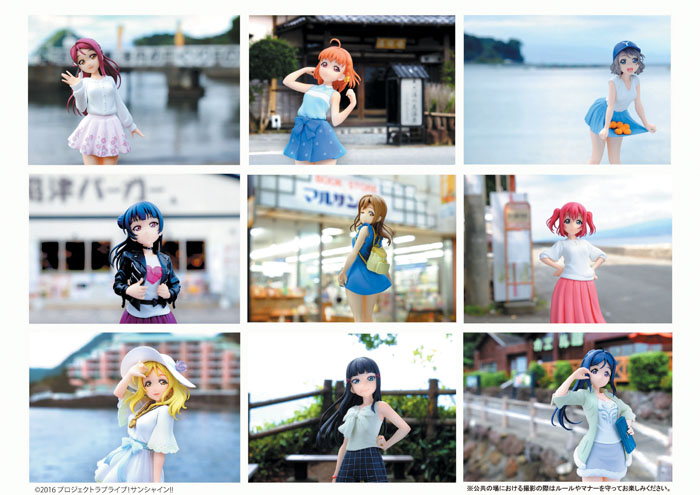 「ラブライブ!サンシャイン!!」私服姿の「Aqours」メンバーのフィギュアが3ヶ月連続で全国のアミューズメント施設に登場!