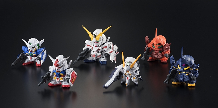 ユニコーンガンダムが2頭身のハイクオリティ食玩に!「FW SDガンダム NEO」シリーズ第1弾の6種が全国のスーパーなどに登場