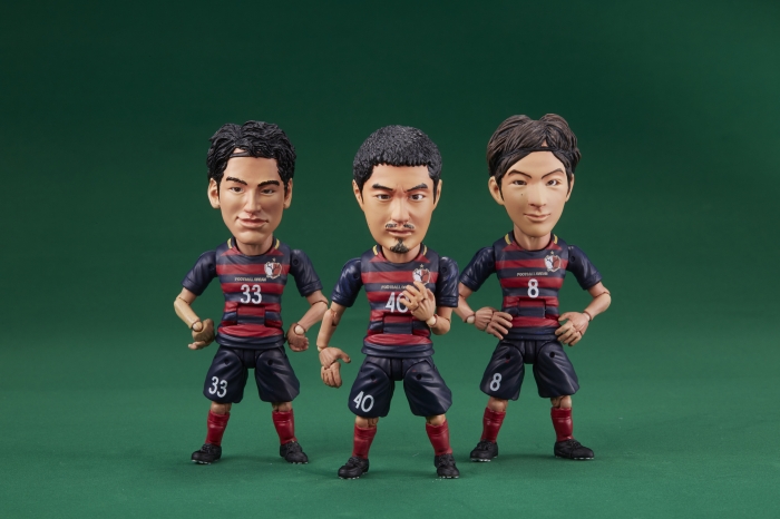 鹿島アントラーズ オフィシャルフィギュアが発売決定!第1弾として小笠原満男ら三選手をラインナップ