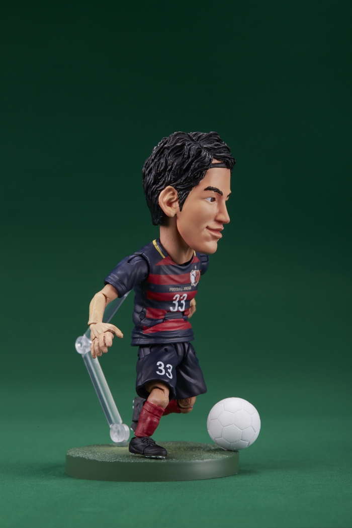 鹿島アントラーズ オフィシャルフィギュアが発売決定!第1弾として小笠原満男ら三選手をラインナップ