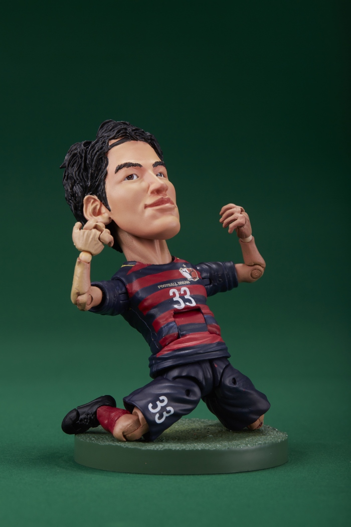 鹿島アントラーズ オフィシャルフィギュアが発売決定!第1弾として小笠原満男ら三選手をラインナップ