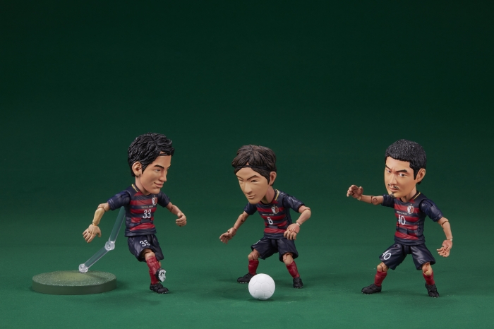鹿島アントラーズ オフィシャルフィギュアが発売決定!第1弾として小笠原満男ら三選手をラインナップ