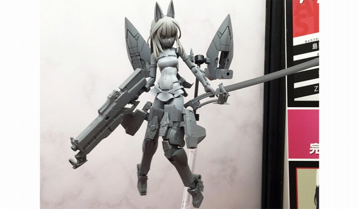 「アリス・ギア・アイギス」が早くもfigma化決定!全日本模型ホビーショーで開発中原型を展示