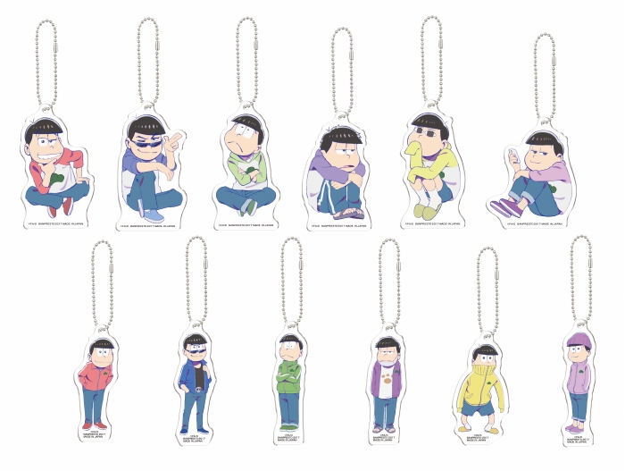 アニメ第2期の放送に合わせて、「おそ松さん」より6つ子たちのアイテムが全国のアミューズメント施設で続々登場