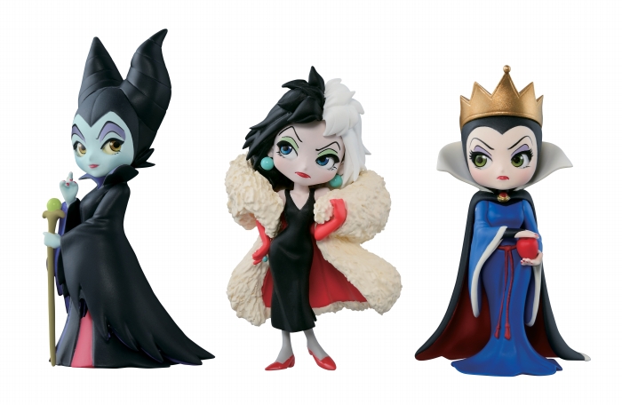 “ヴィランズ”が愛らしいフィギュアに!「Q posket Disney Characters」10月より全国のアミューズメント施設へ順次投入