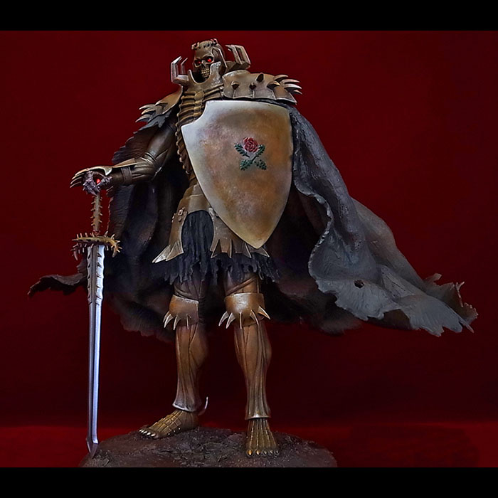 「ベルセルク」髑髏の騎士の塗装済み完成品フィギュア2種がART OF WARより発売、予約受付がスタート